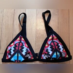 Colorful Geometric Bikini Top